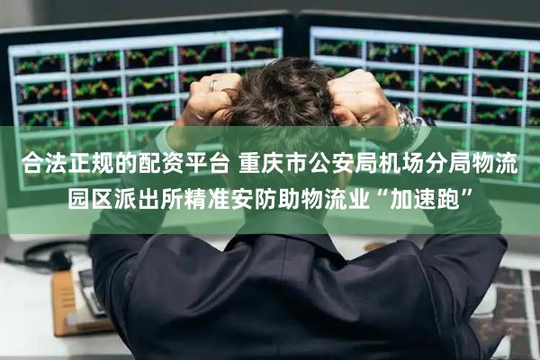 合法正规的配资平台 重庆市公安局机场分局物流园区派出所精准安防助物流业“加速跑”